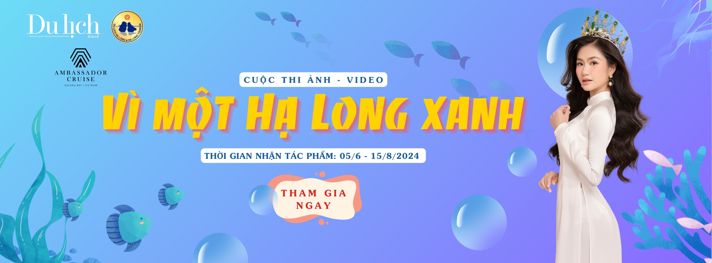 Tạp chí Du lịch thành phố Hồ Chí Minh kết hợp với Sở Du lịch Quảng Ninh tổ chức cuộc thi ảnh – video và triển lãm “Vì một Hạ Long Xanh”