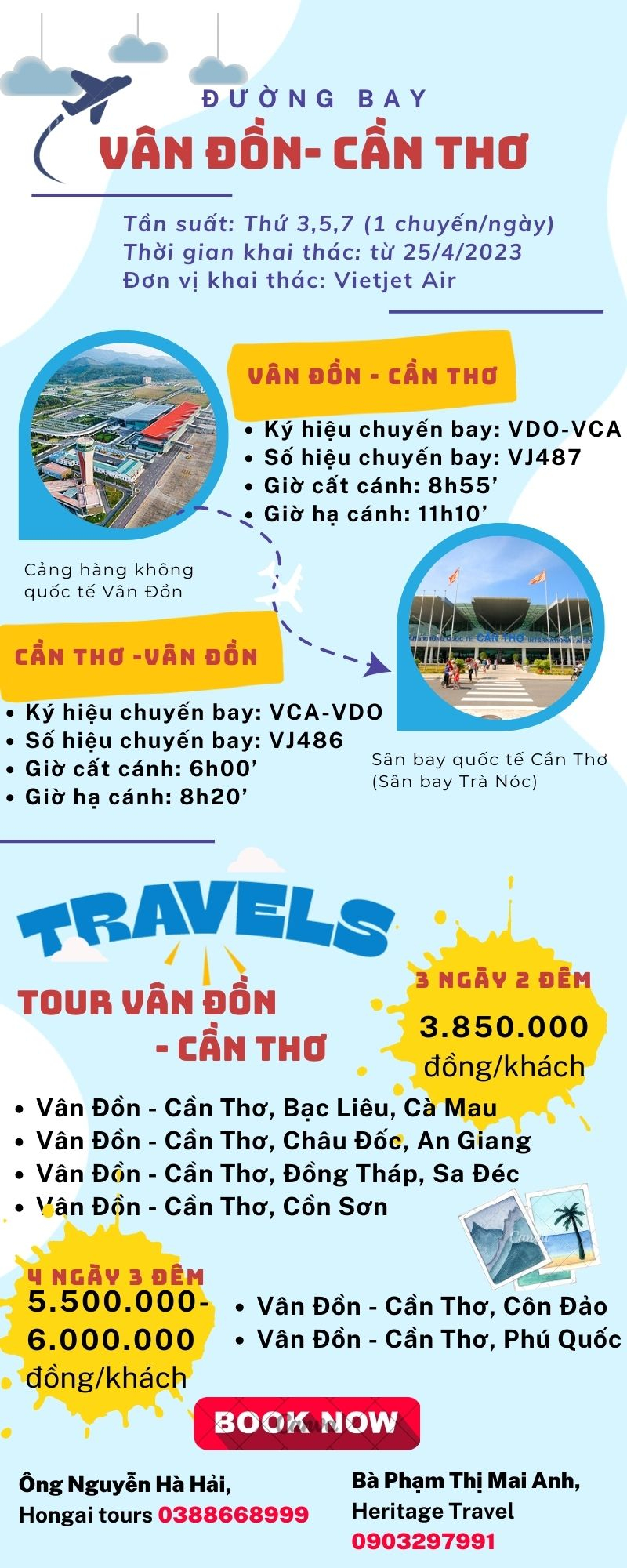 Đường bay Quảng Ninh – Cần Thơ kín khách đặt ngay trong tuần đầu tiên