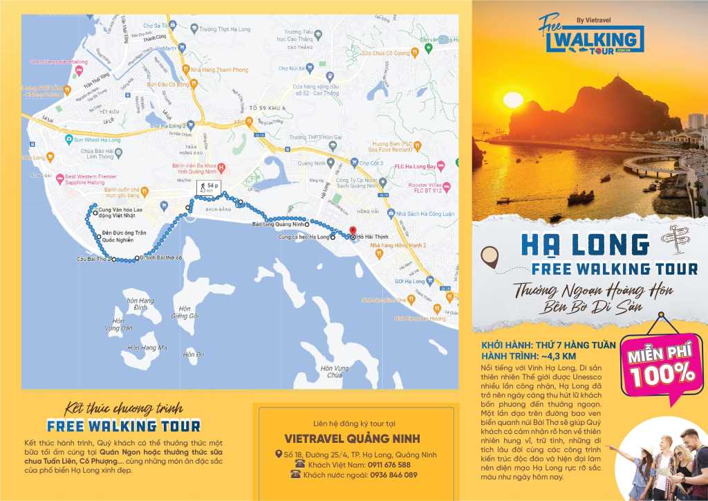 Free Walking Tour Ha Long - trải nghiệm miễn phí thành phố bên bờ Di sản