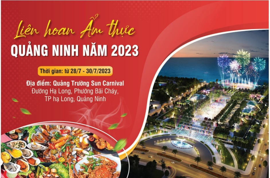 Liên hoan ẩm thực Quảng Ninh năm 2023 diễn ra từ 28-30/7