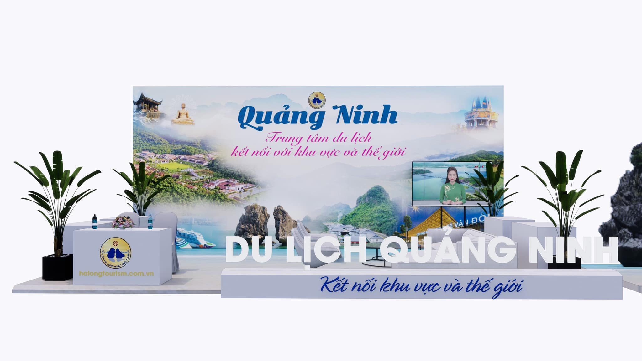 Trung tâm Thông tin Xúc tiến Du lịch Quảng Ninh tổ chức gian hàng Du lịch Quảng Ninh tại Hội chợ OCOP Quảng Ninh - Hè 2023