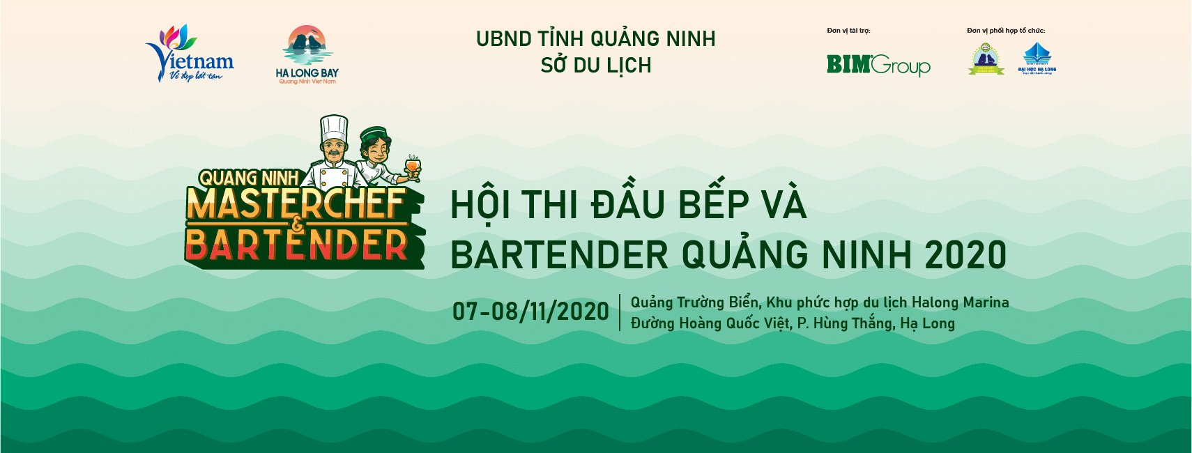 Hấp dẫn Hội thi đầu bếp và Bartender  Quảng Ninh 2020