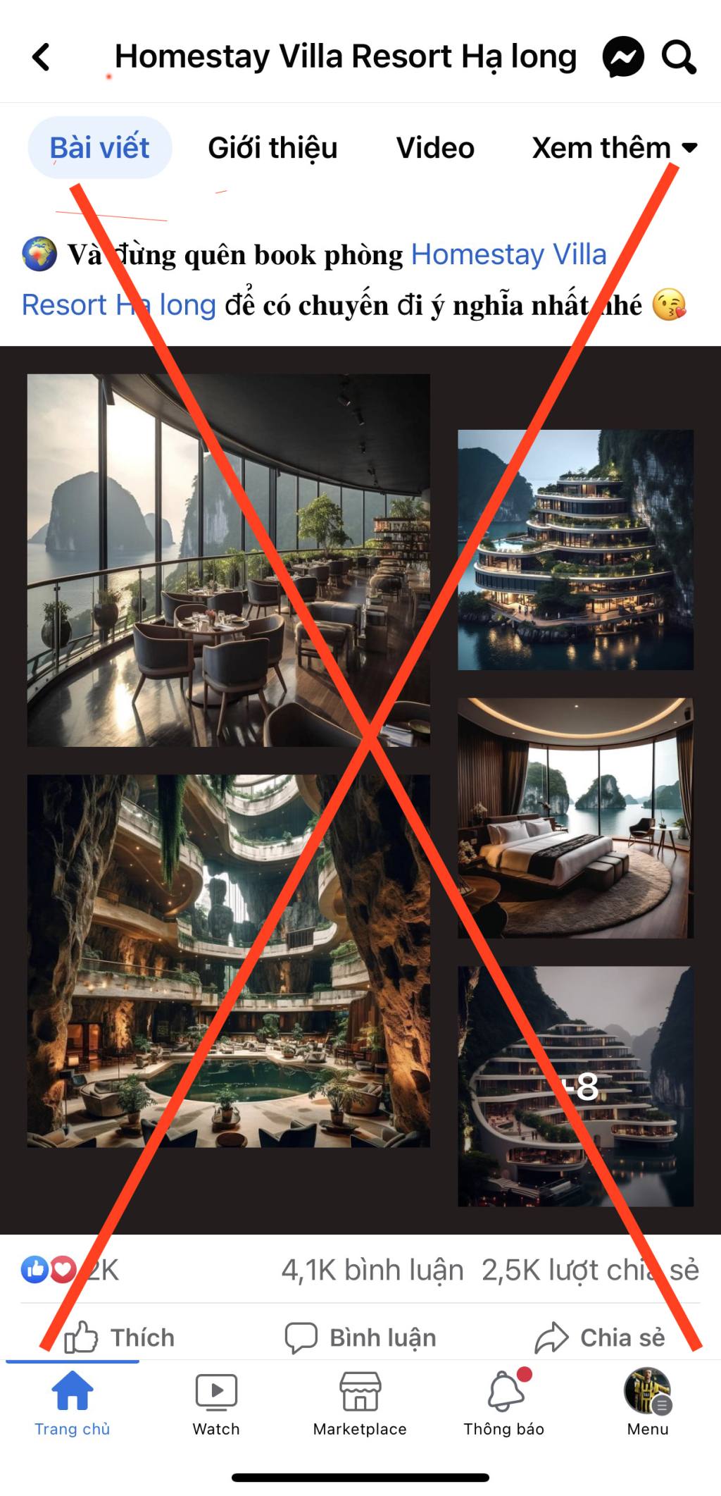 Xử lý thông tin sai sự thật trên mạng xã hội về hình ảnh khách sạn Fantasy Hotel Ha Long Bay trên Vịnh Hạ Long